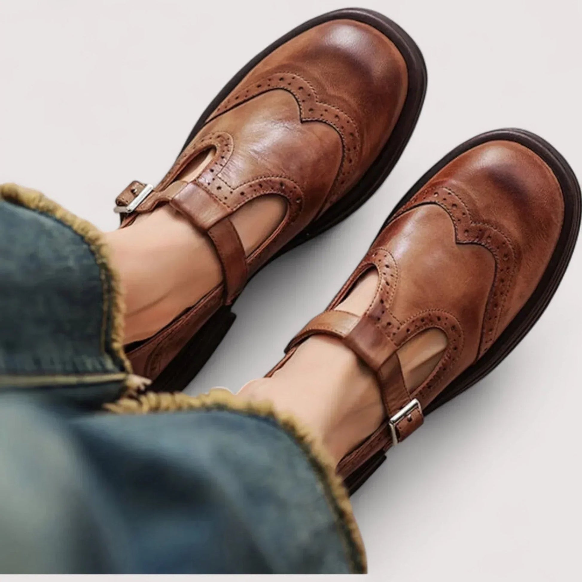 Franziska | Damen Orthopädische Mary Jane Freizeit Schuhe 0
