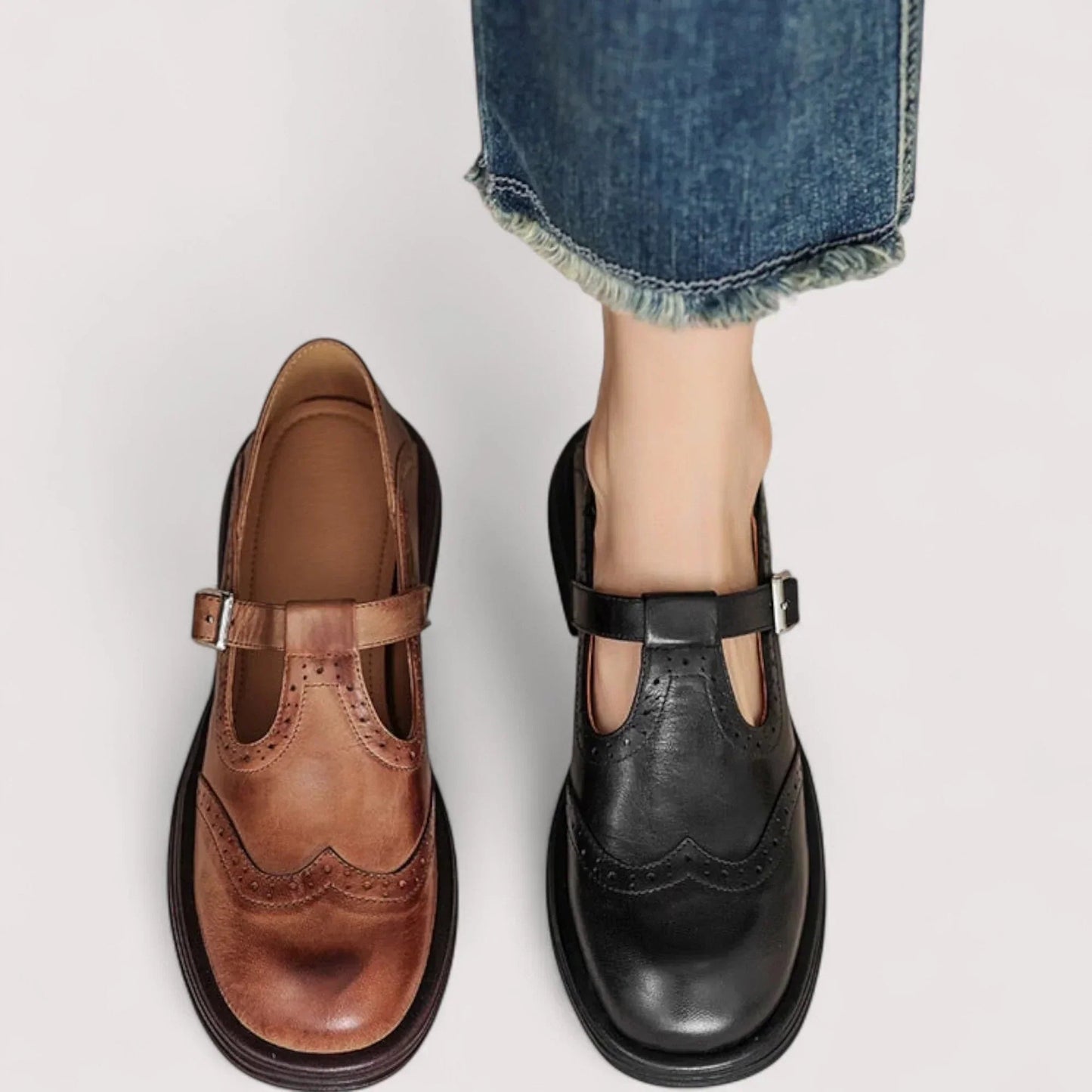 Franziska | Damen Orthopädische Mary Jane Freizeit Schuhe 5