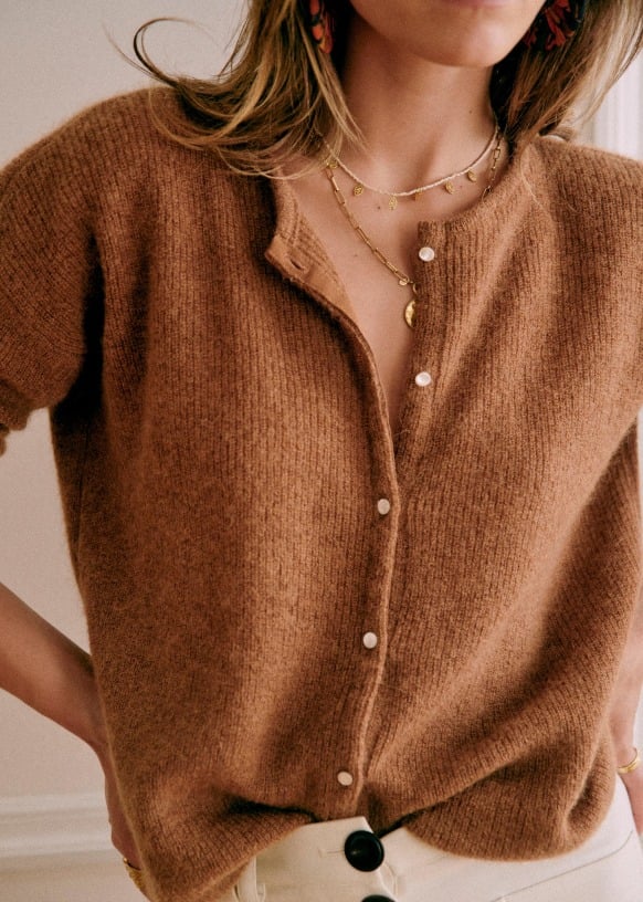 Gemütlicher Grobstrick-Cardigan-Pullover 11