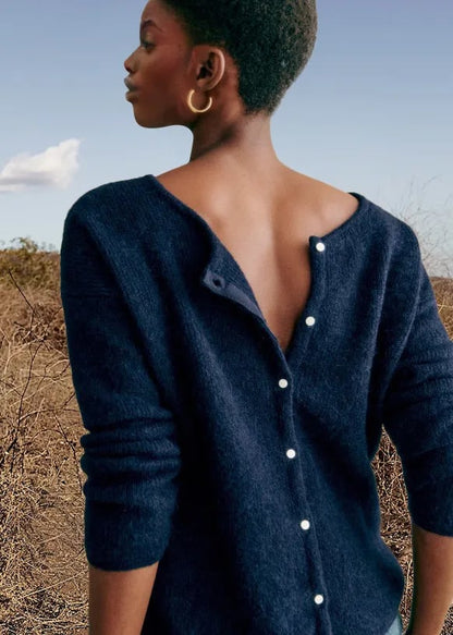 Gemütlicher Grobstrick-Cardigan-Pullover 9