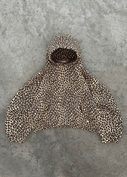 Gemütlicher Hoodie mit Leopardenmuster für einen lässig-schicken Look 0
