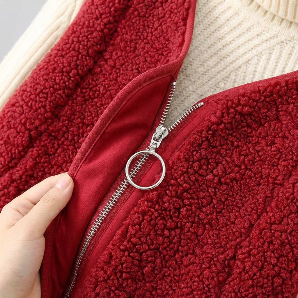Herren Weste V-Ausschnitt Taschen Leicht Warm Ganzjährig 2
