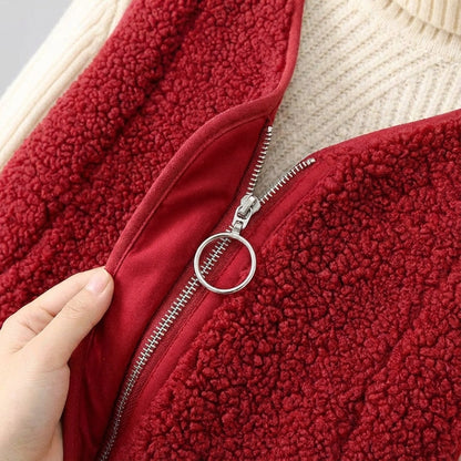 Herren Weste V-Ausschnitt Taschen Leicht Warm Ganzjährig 2