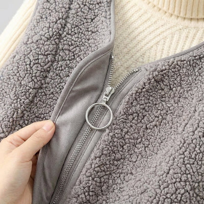Herren Weste V-Ausschnitt Taschen Leicht Warm Ganzjährig 8