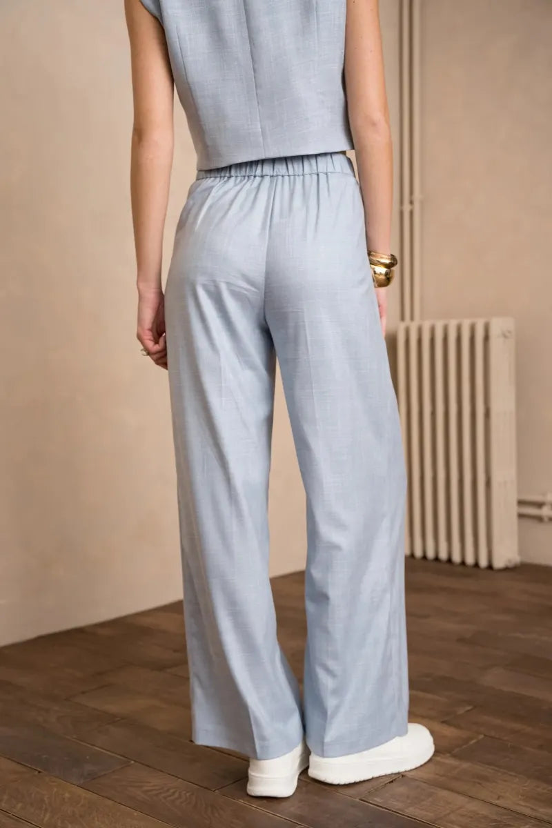 Gerade Hose Damen | Elegante Bundfaltenhose & Weite