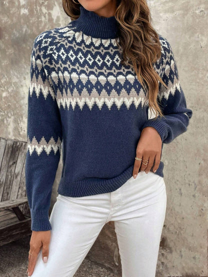 Giyann Jacquard-Strick-Rollkragenpullover 3