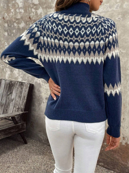Giyann Jacquard-Strick-Rollkragenpullover 4
