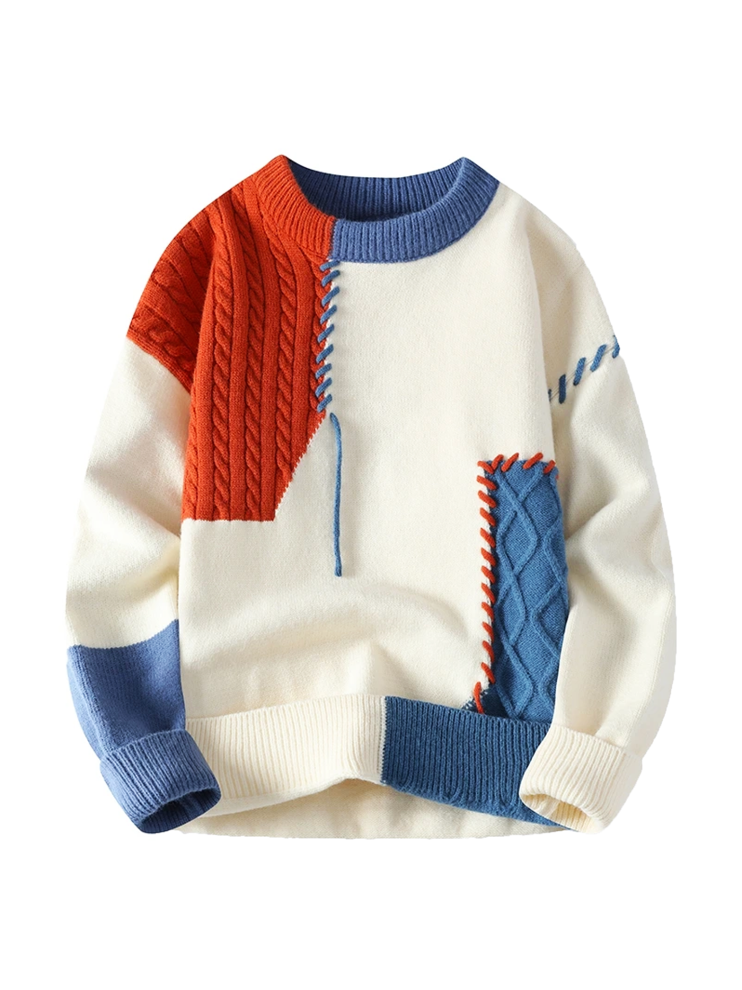 Grobstrickpullover für Damen & Herren | Strukturiertes Design