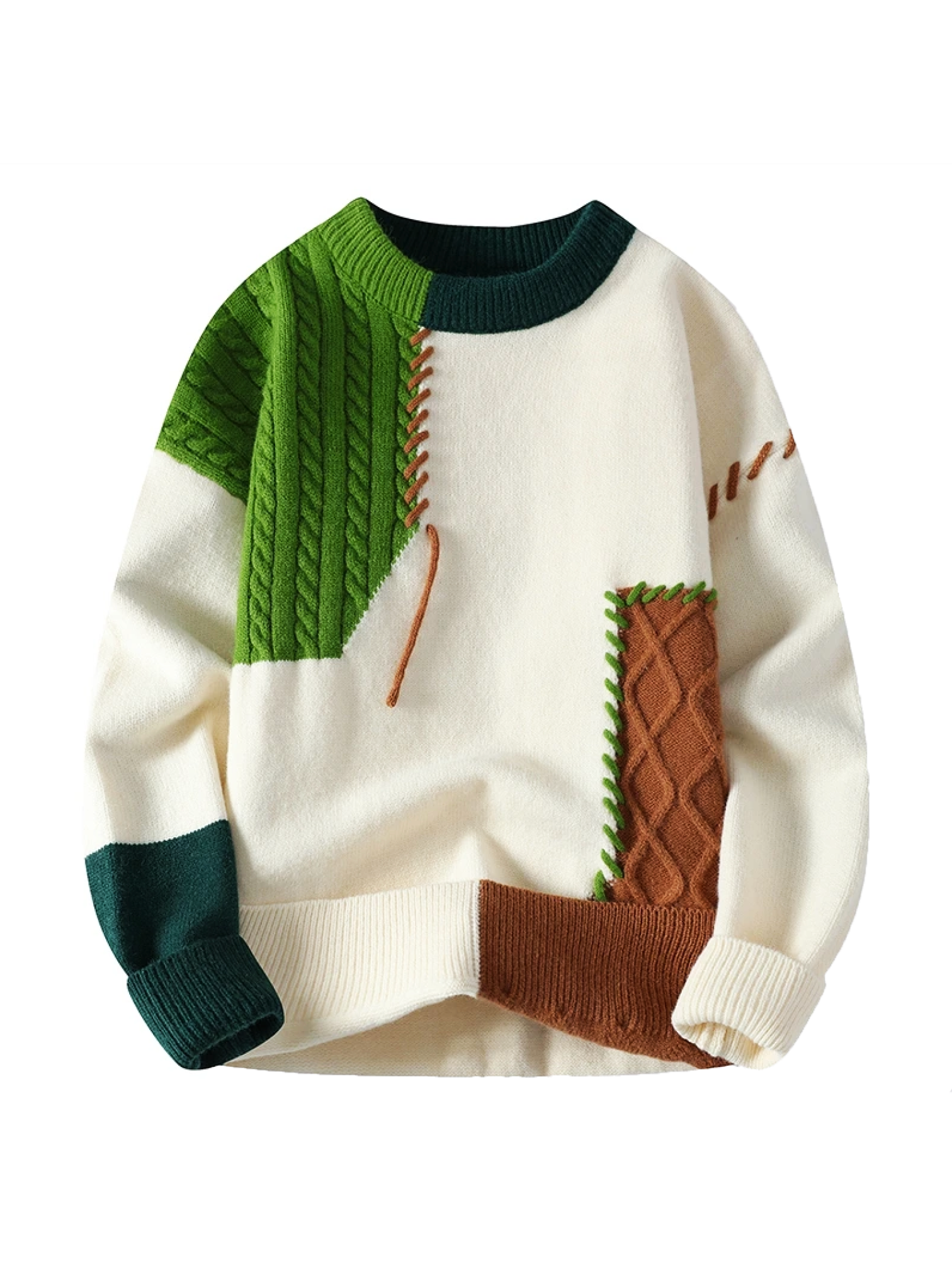 Grobstrickpullover für Damen & Herren | Strukturiertes Design