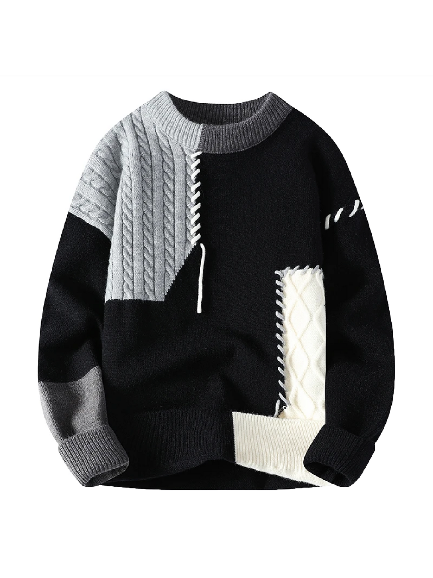 Grobstrickpullover für Damen & Herren | Strukturiertes Design