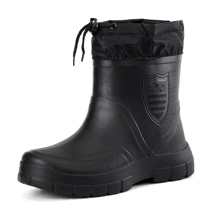Gummistiefel | Männer Gefüttert Hohe Stiefel Winter