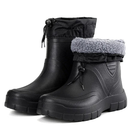 Gummistiefel | Männer Gefüttert Hohe Stiefel Winter