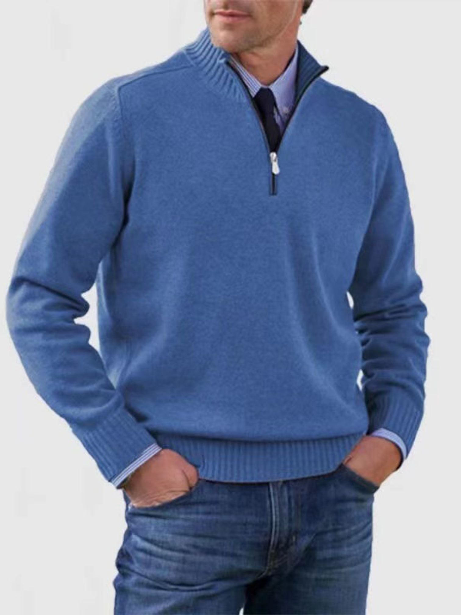 Half-Zip Pullover für Herren | Moderne Passform