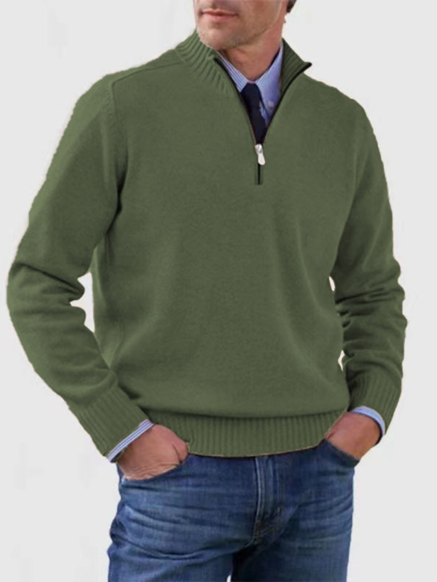 Half-Zip Pullover für Herren | Moderne Passform