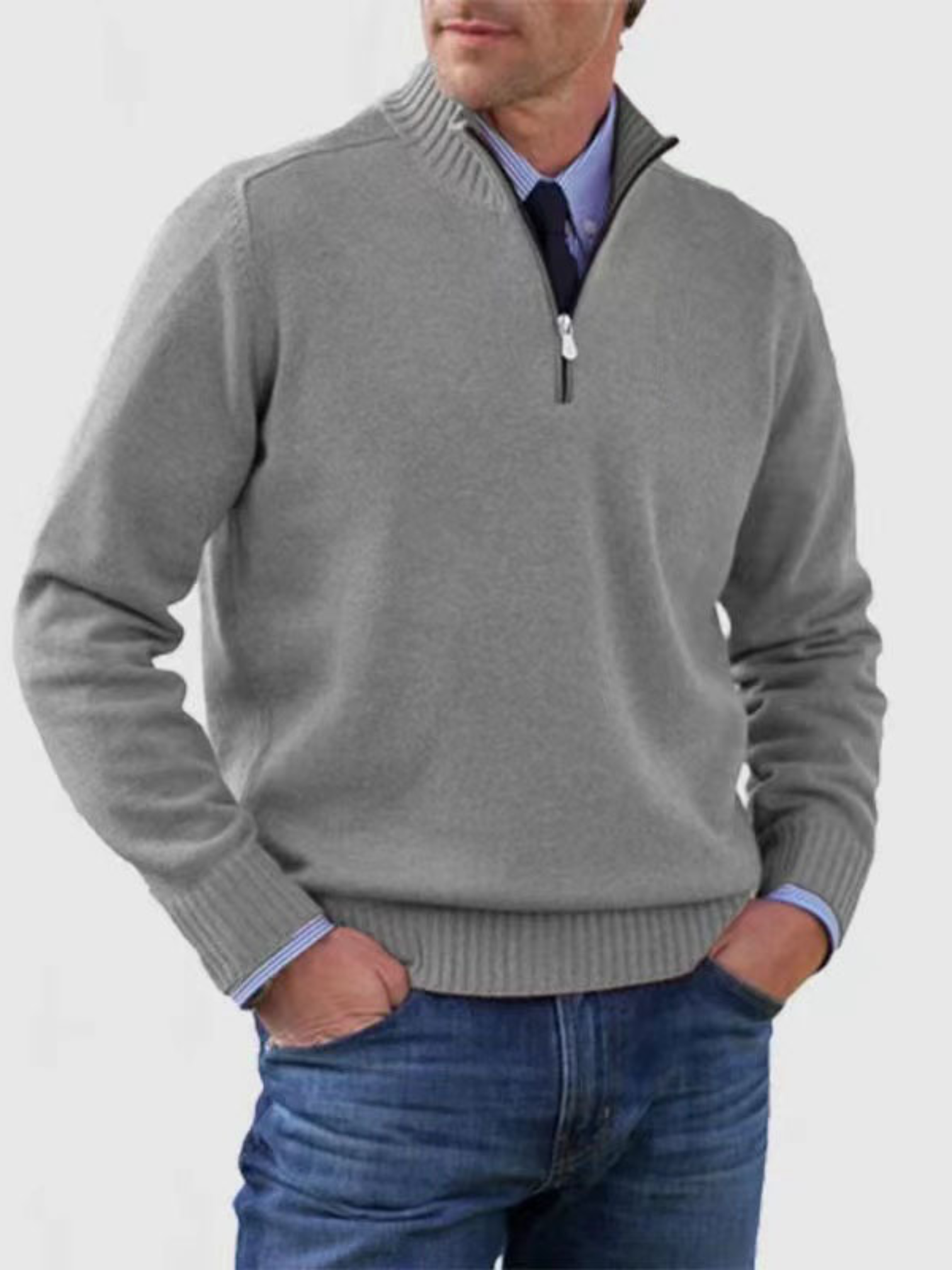 Half-Zip Pullover für Herren | Moderne Passform