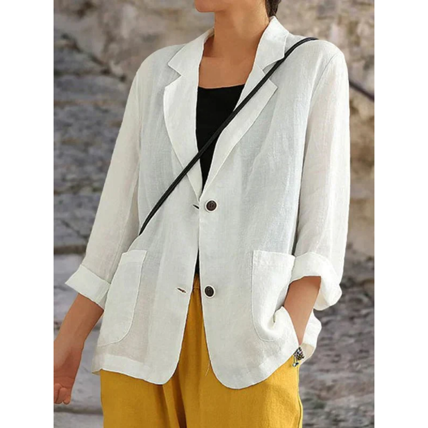 Hannah – Locker geschnittener Blazer mit Reverskragen 3