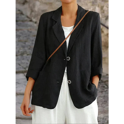 Hannah – Locker geschnittener Blazer mit Reverskragen 4