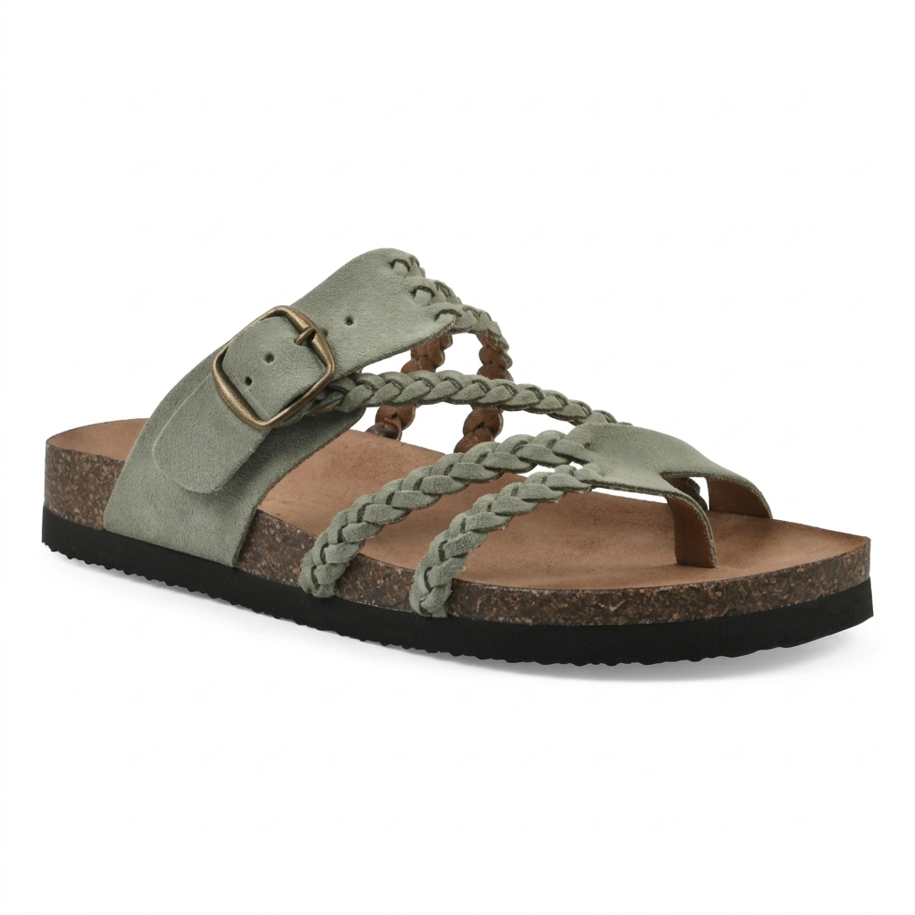 Hayleigh Kork Geflochtene Sandalen 5
