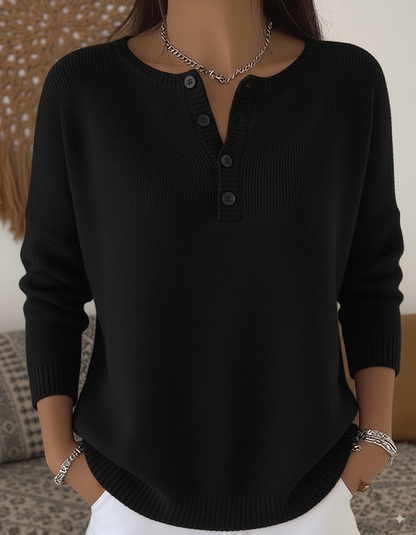 Henley Sweatshirt Damen | Soft-Touch Komfort 3