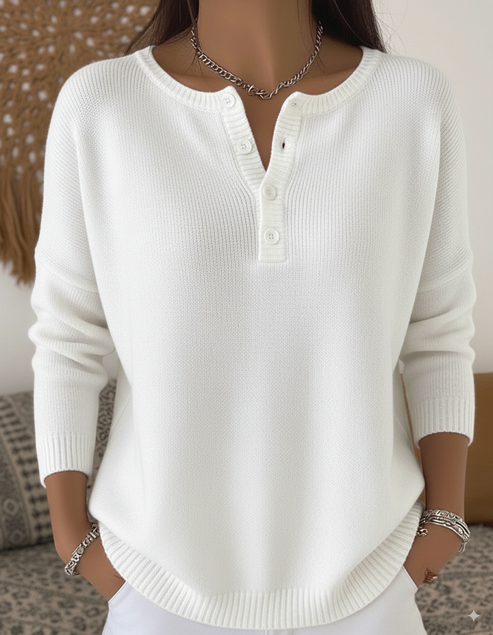 Henley Sweatshirt Damen | Soft-Touch Komfort 6