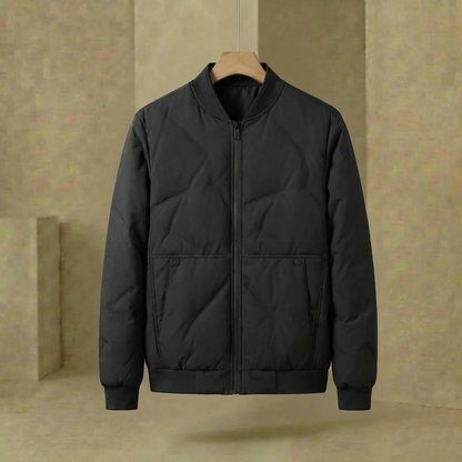 Herren Bomberjacke Stehkragen Leichte Übergangsjacke Herbst 3