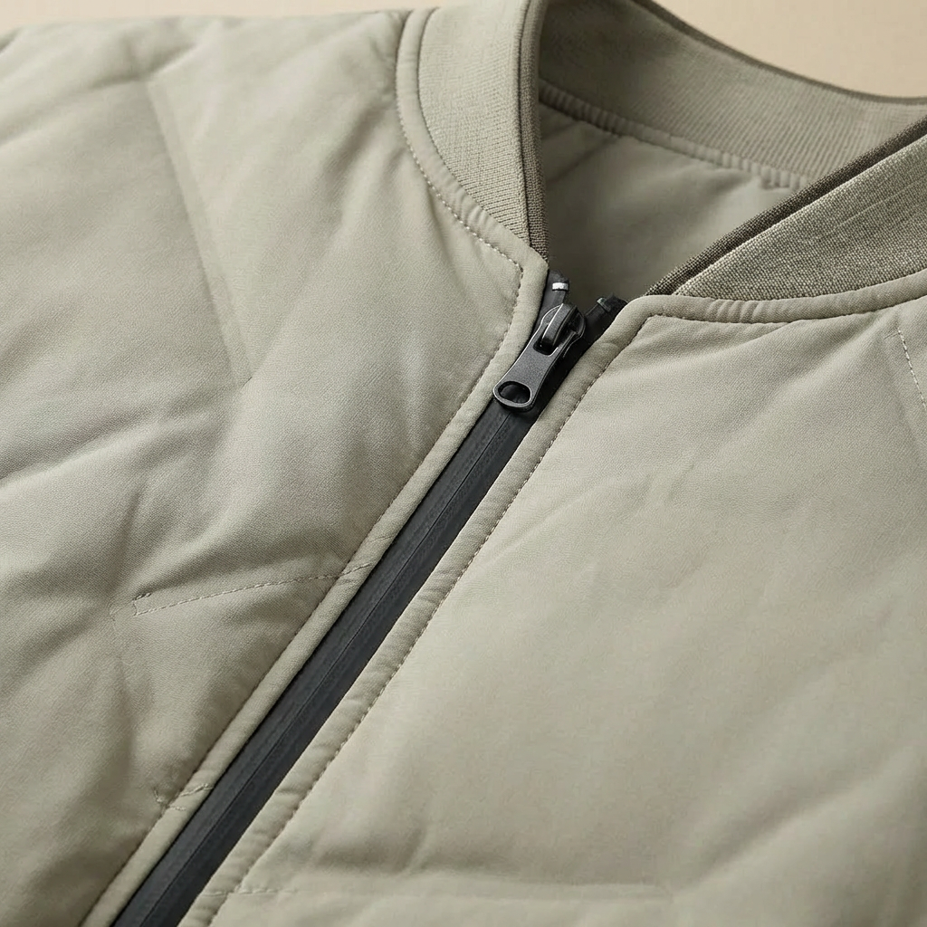 Herren Bomberjacke Stehkragen Leichte Übergangsjacke Herbst 4