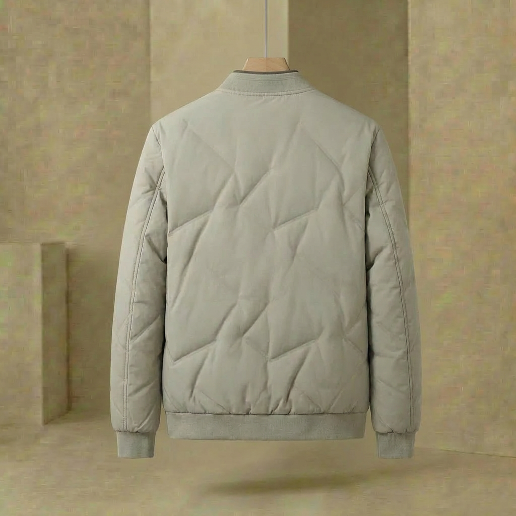 Herren Bomberjacke Stehkragen Leichte Übergangsjacke Herbst 5