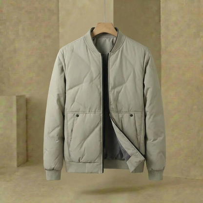 Herren Bomberjacke Stehkragen Leichte Übergangsjacke Herbst 7