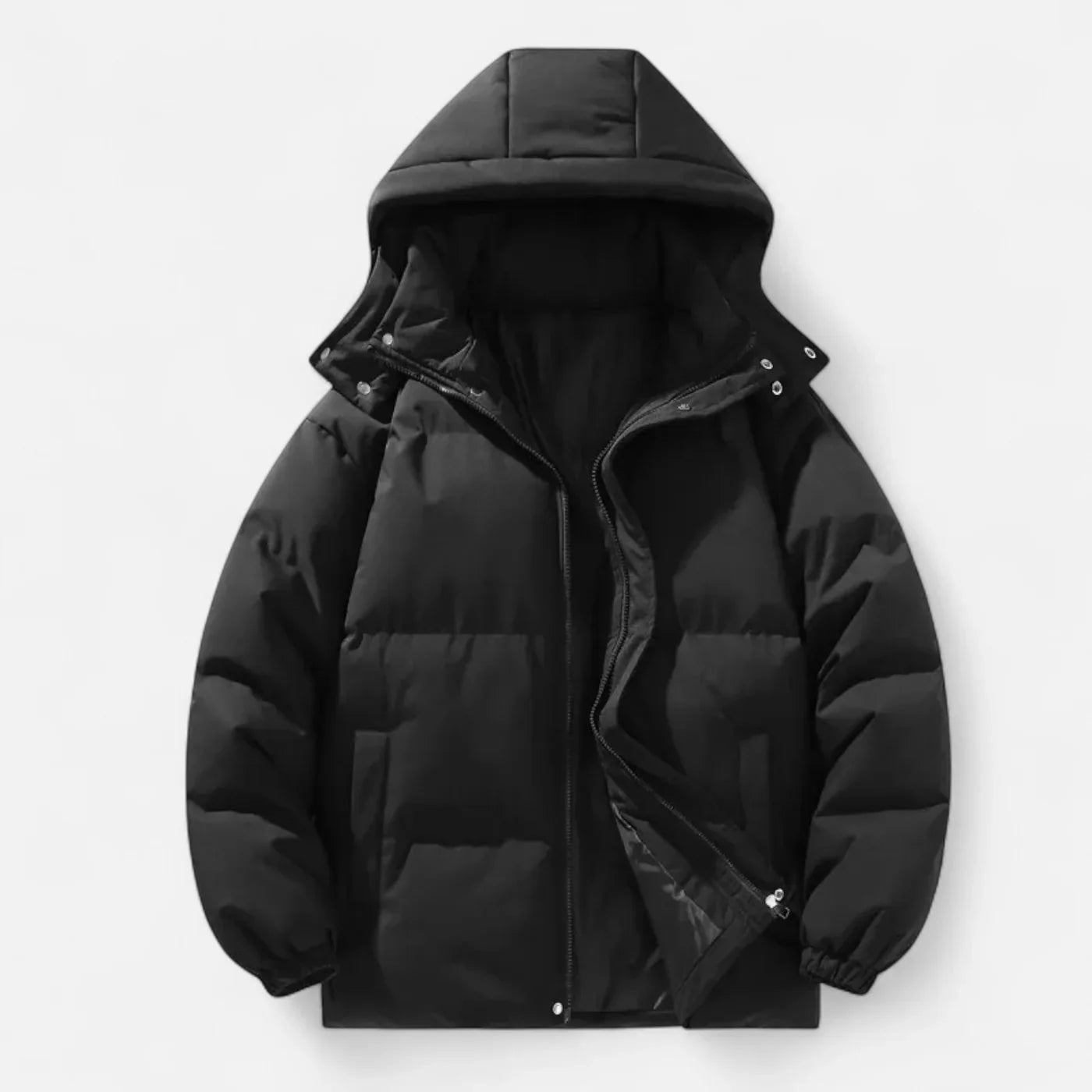 Herren-Daunenjacke, mit Kapuze, Oversized | Winter