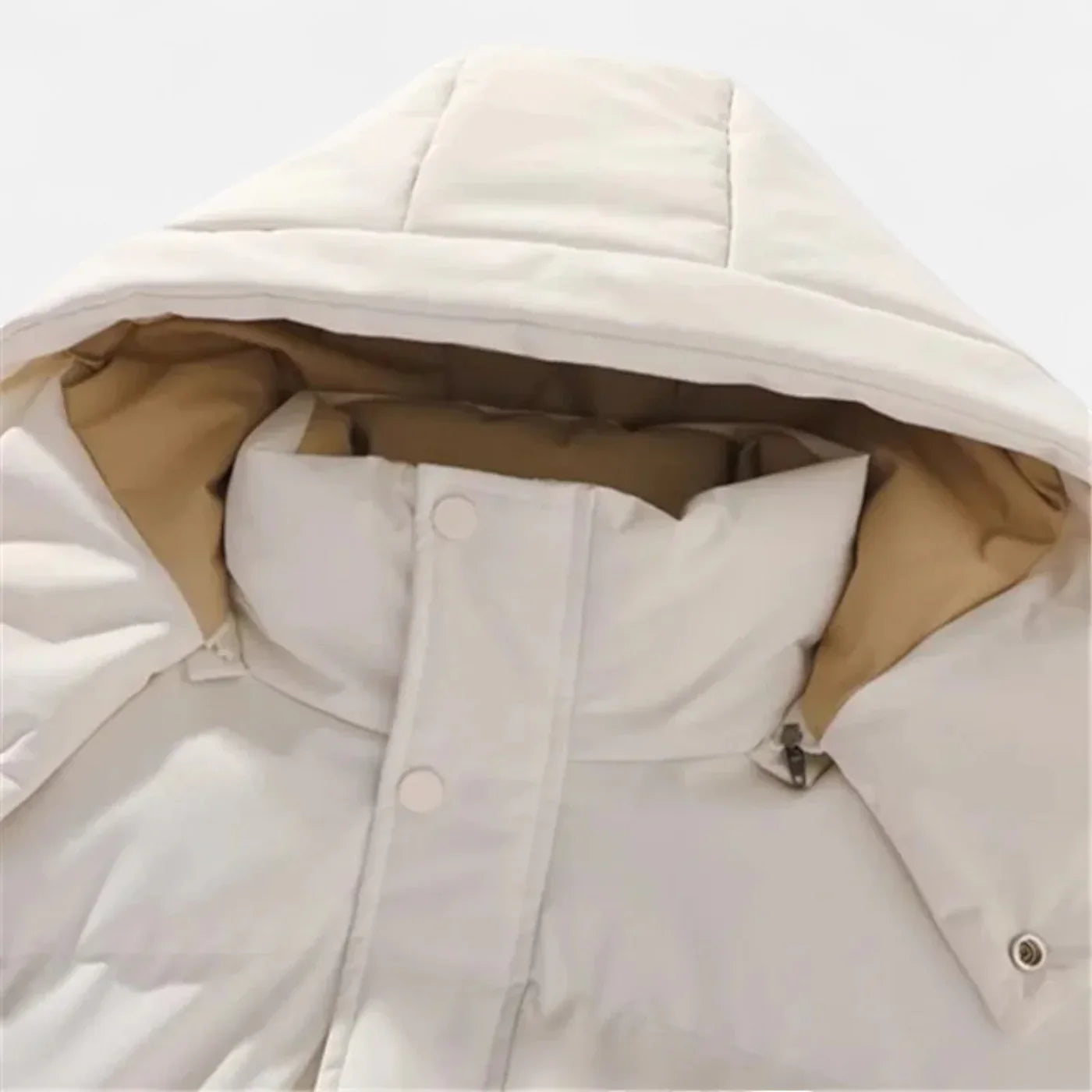 Herren-Daunenjacke, mit Kapuze, Oversized | Winter