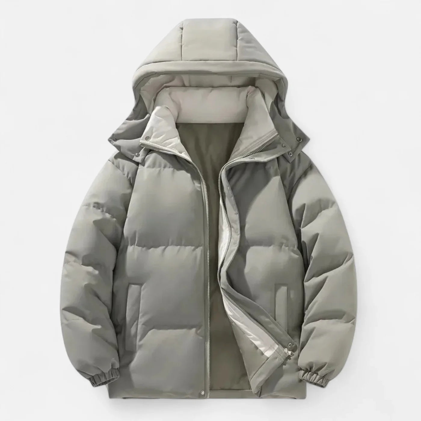 Herren-Daunenjacke, mit Kapuze, Oversized | Winter