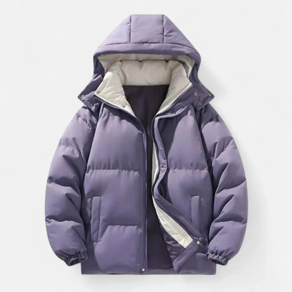 Herren-Daunenjacke, mit Kapuze, Oversized | Winter