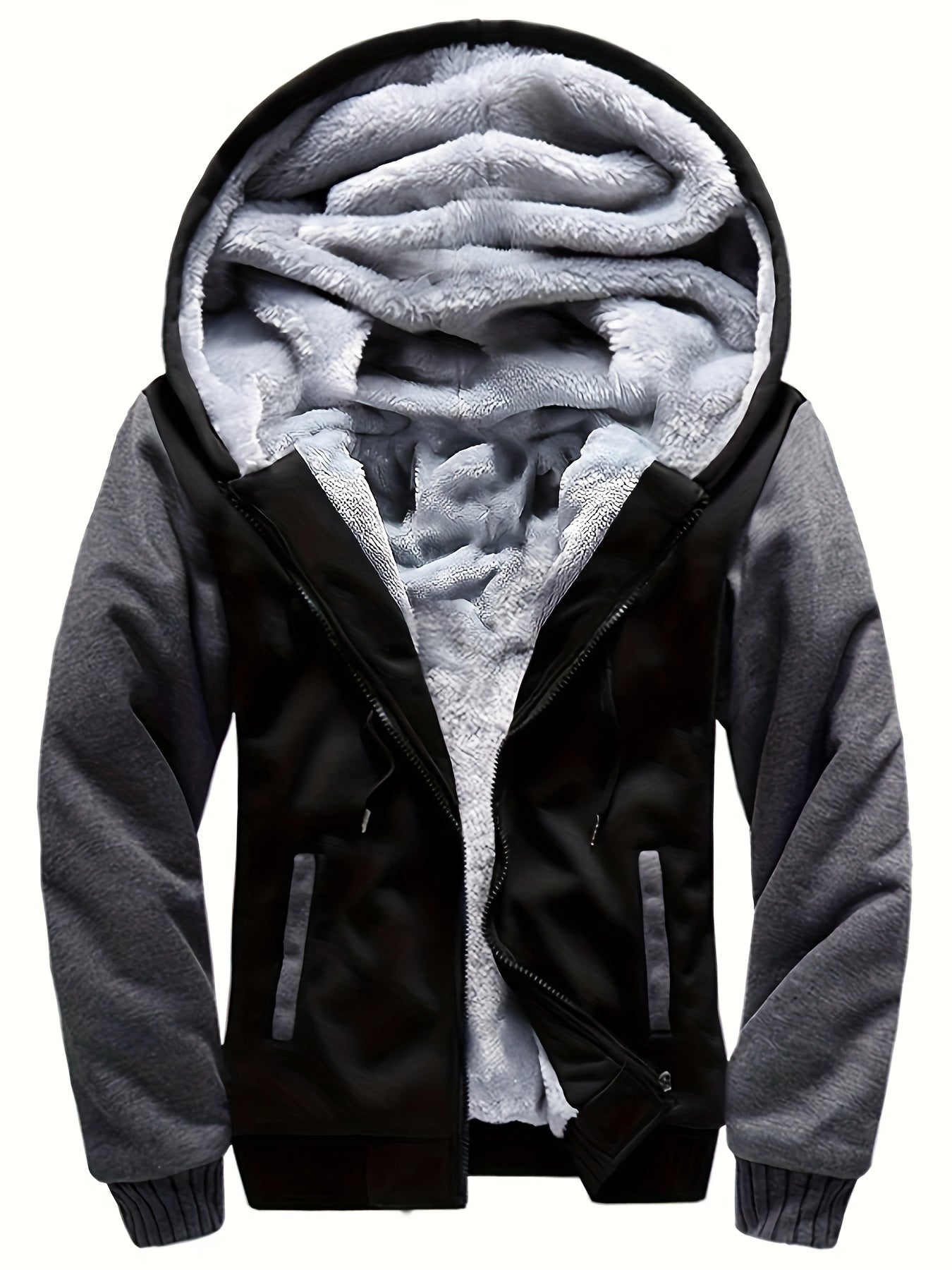 Herren-Fleecejacke | Winddicht, Freizeit | Normale Passform