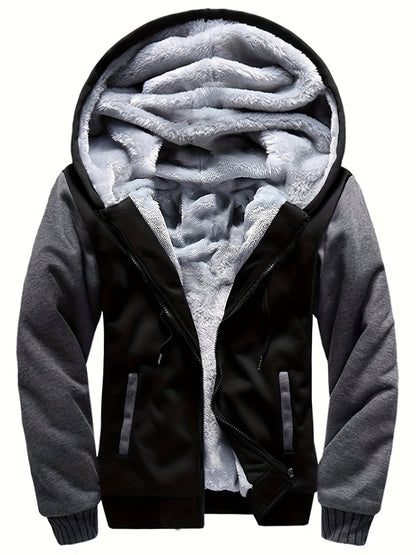 Herren-Fleecejacke | Winddicht, Freizeit | Normale Passform