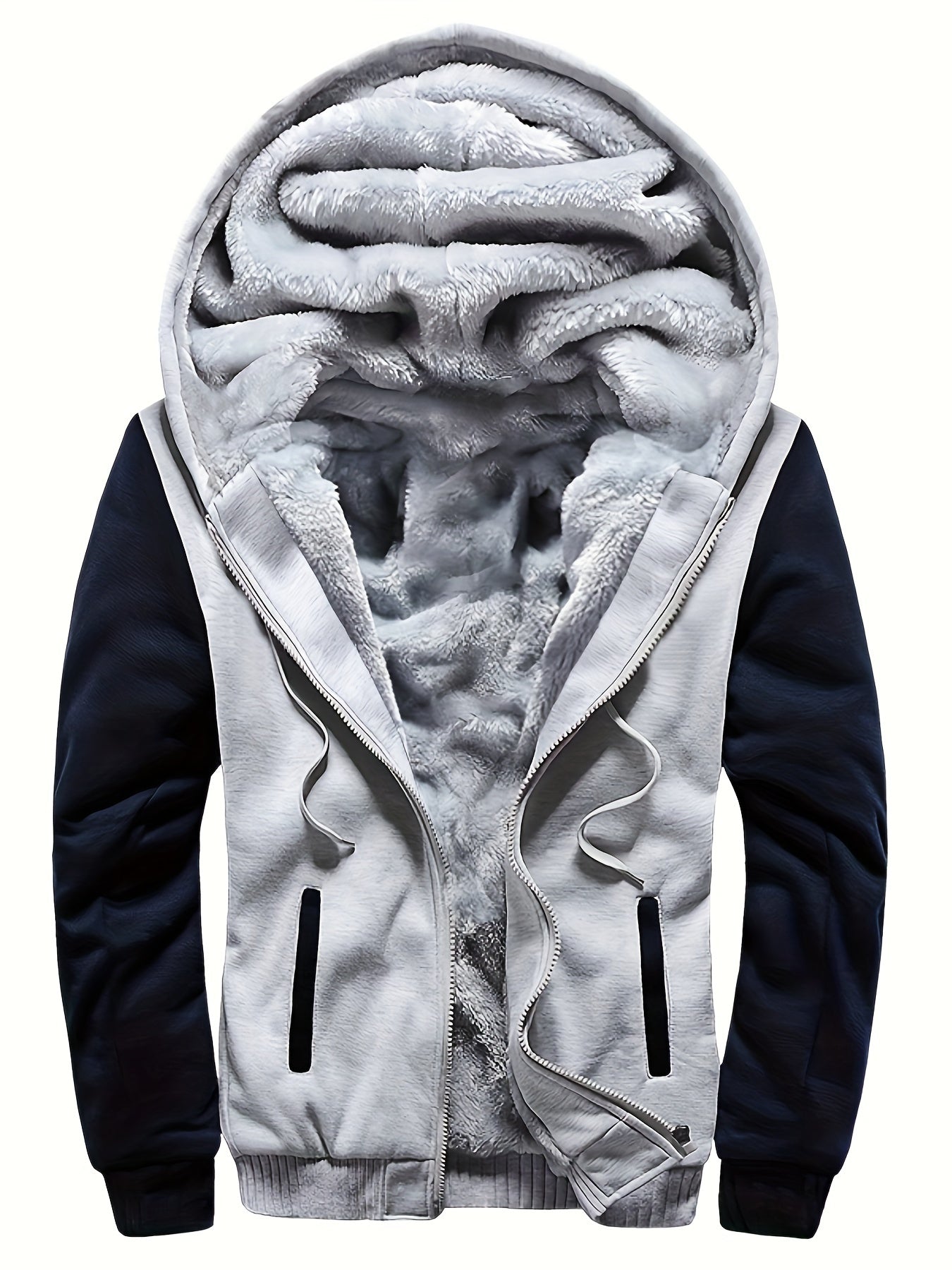 Herren-Fleecejacke | Winddicht, Freizeit | Normale Passform