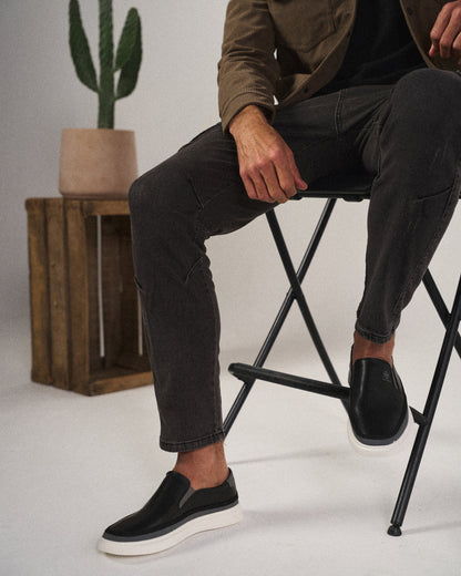 Herren Hausschuhe Slipper Einstieg Regular Fit mit Rutschfester Sohle 10