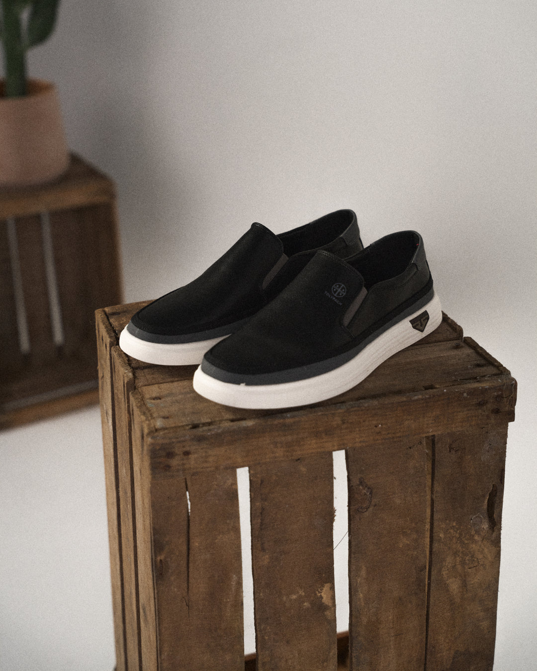 Herren Hausschuhe Slipper Einstieg Regular Fit mit Rutschfester Sohle 12