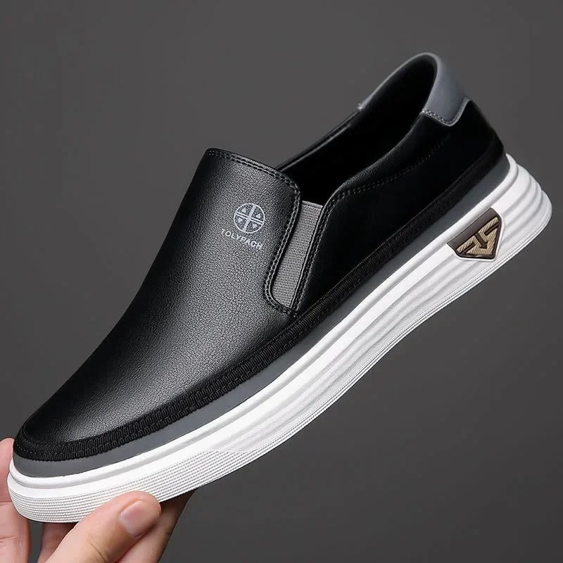 Herren Hausschuhe Slipper Einstieg Regular Fit mit Rutschfester Sohle 2
