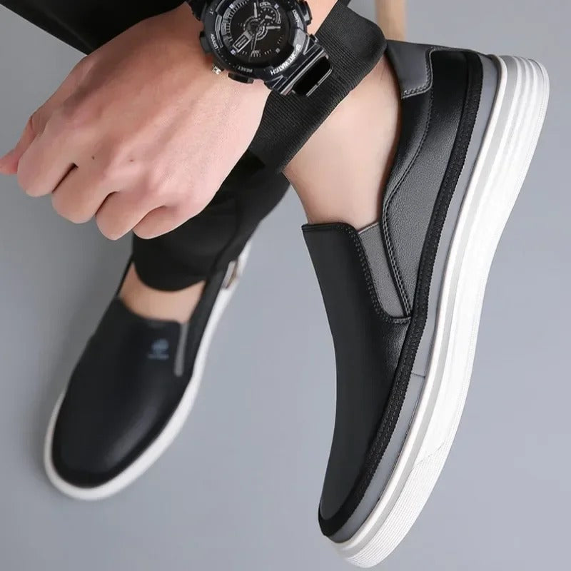 Herren Hausschuhe Slipper Einstieg Regular Fit mit Rutschfester Sohle 7