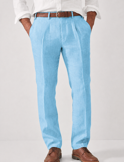 Herren Slim Fit Freizeithose Atmungsaktiv Einschubtaschen 3