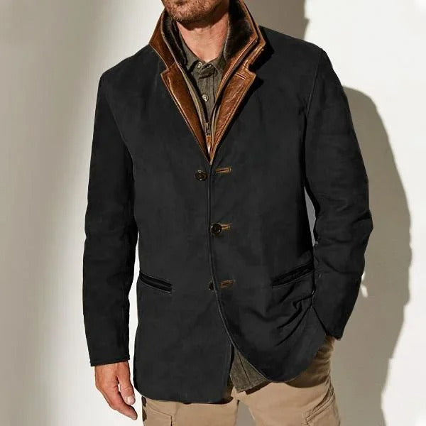 Vintage Jacke Herren | Klassischer Kragen & Viele Taschen 3