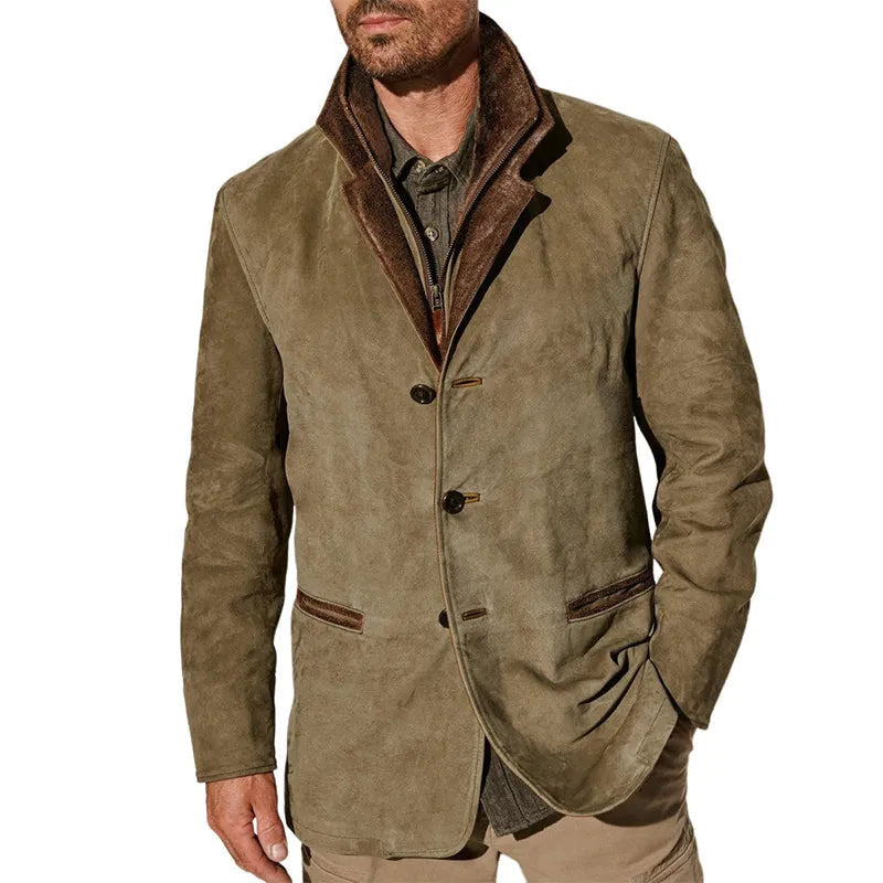 Vintage Jacke Herren | Klassischer Kragen & Viele Taschen 5
