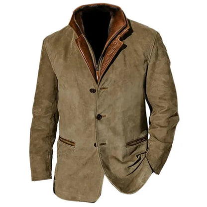 Vintage Jacke Herren | Klassischer Kragen & Viele Taschen 6