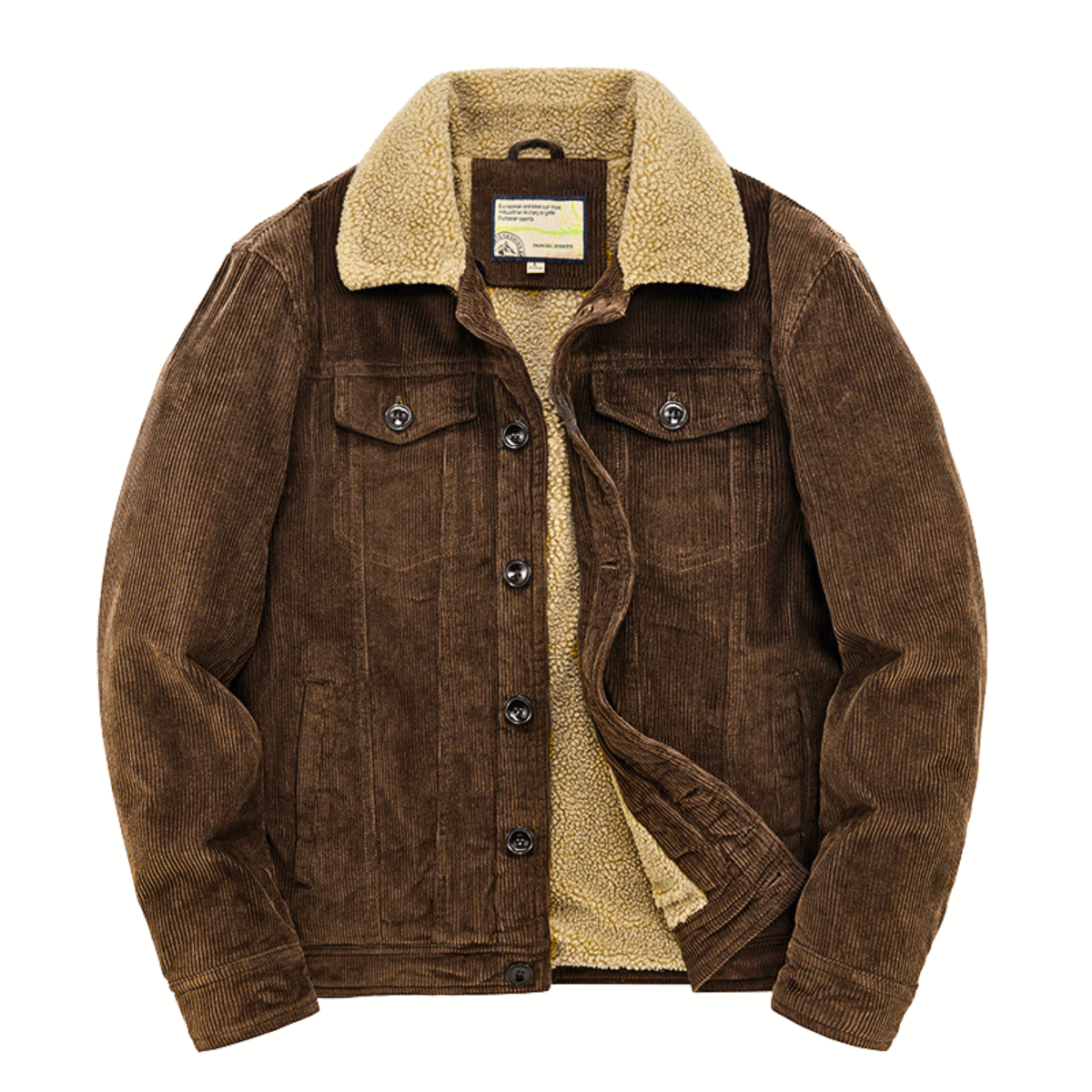 Cordjacke Herren | Warm & Sherpa-Gefüttert 4