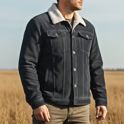 Cordjacke Herren | Warm & Sherpa-Gefüttert 7
