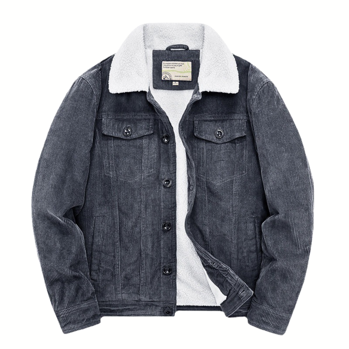 Cordjacke Herren | Warm & Sherpa-Gefüttert 8