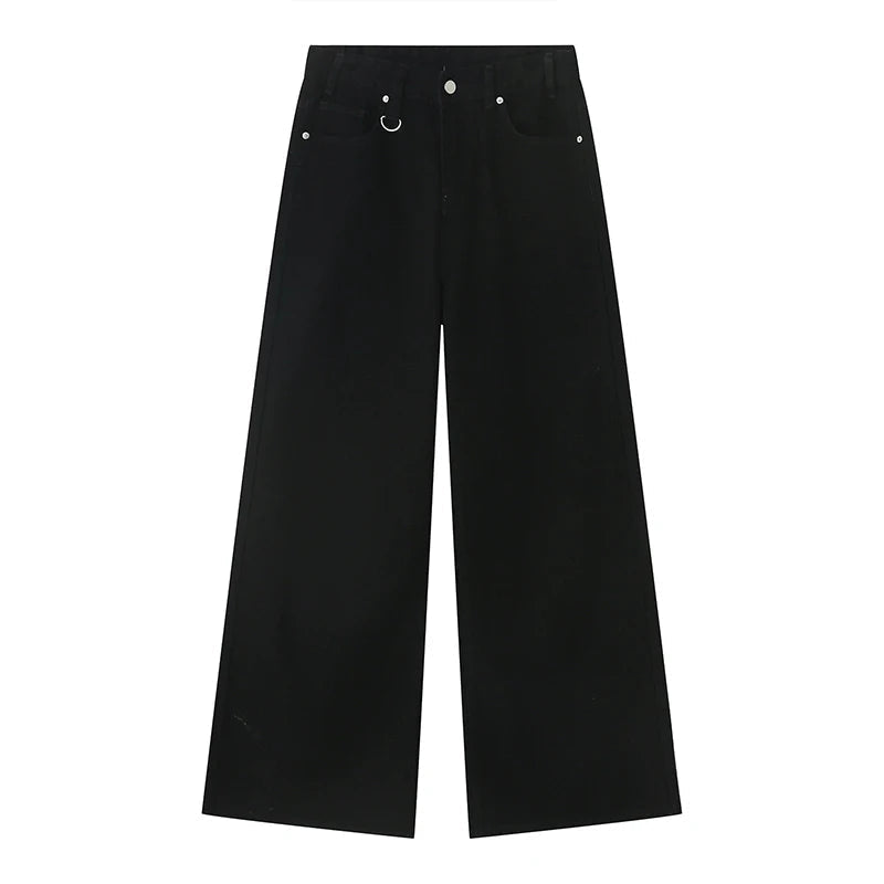 Herren Loose Fit Baggy Jeans | Hohe Taille Retro