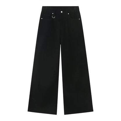 Herren Loose Fit Baggy Jeans | Hohe Taille Retro