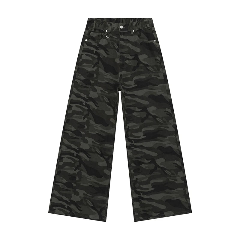 Herren Loose Fit Baggy Jeans | Hohe Taille Retro