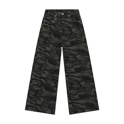 Herren Loose Fit Baggy Jeans | Hohe Taille Retro